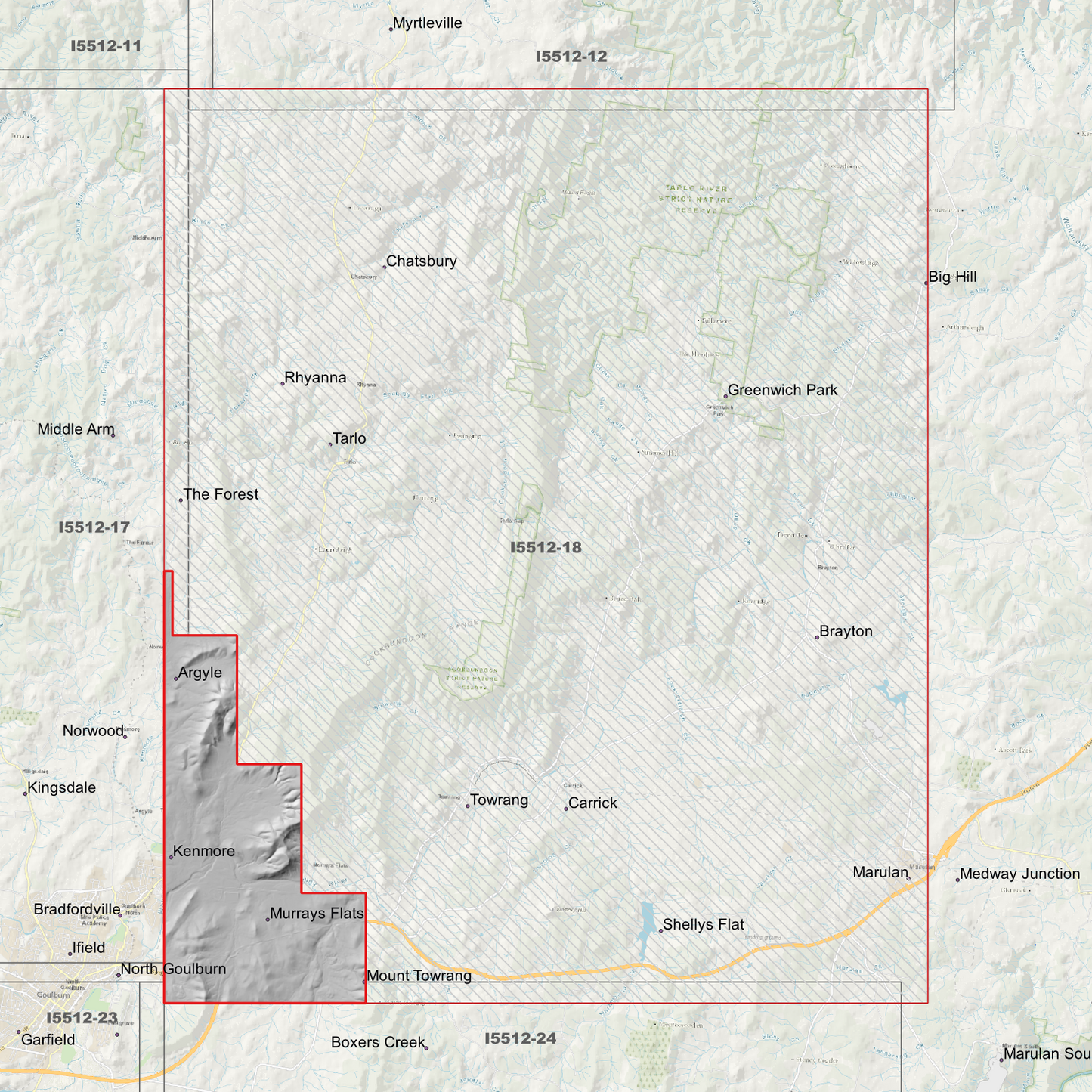 Marulan 1m & 5m Digital Elevation Models (I5512-18)