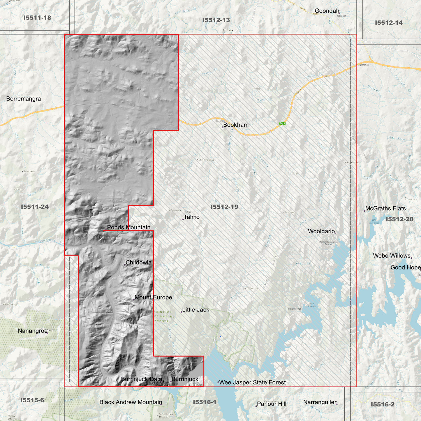 Bookham 1m & 5m Digital Elevation Models (I5512-19)