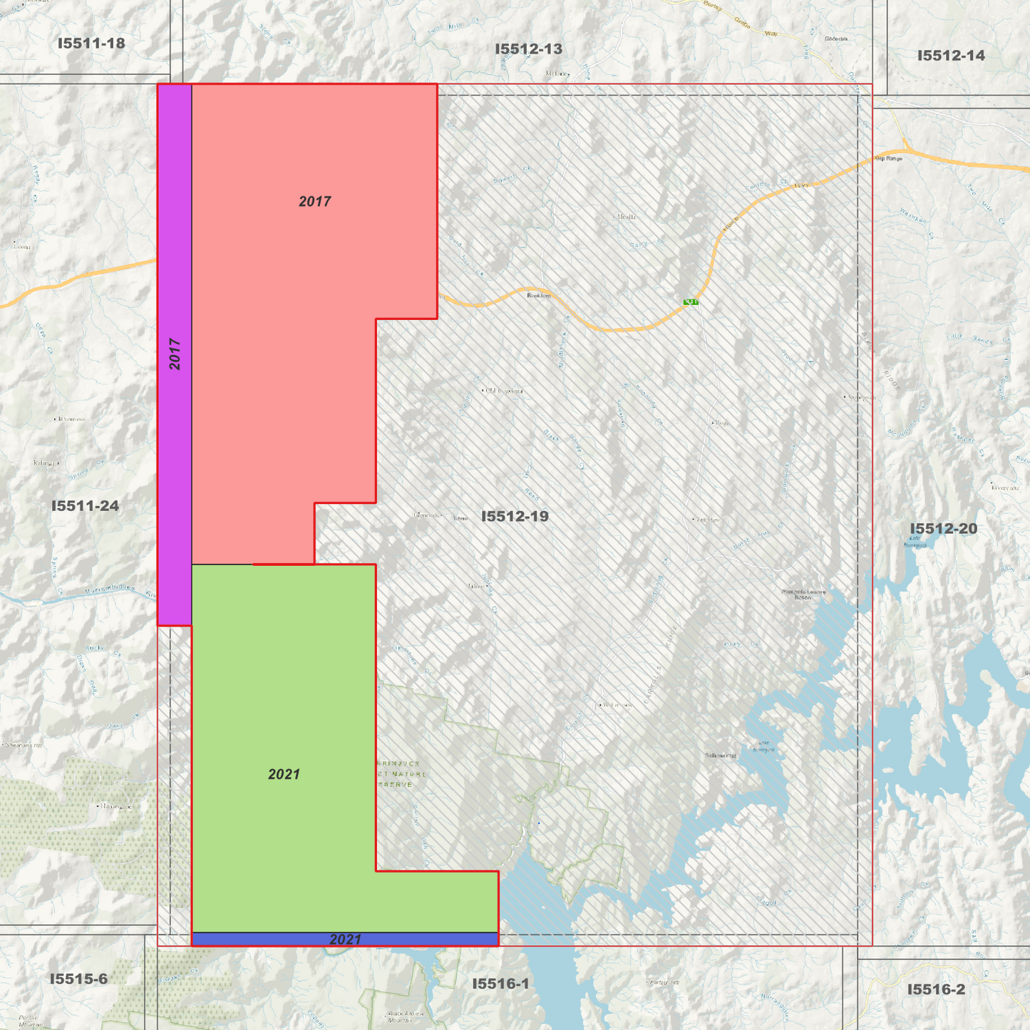 Bookham 1m & 5m Digital Elevation Models (I5512-19)