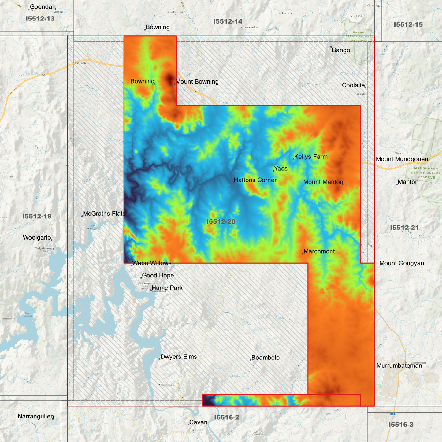 Yass 1m & 5m Digital Elevation Models (I5512-20)