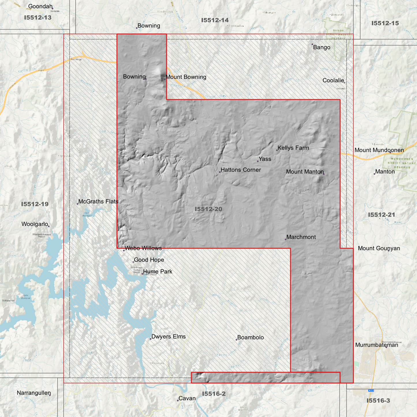 Yass 1m & 5m Digital Elevation Models (I5512-20)