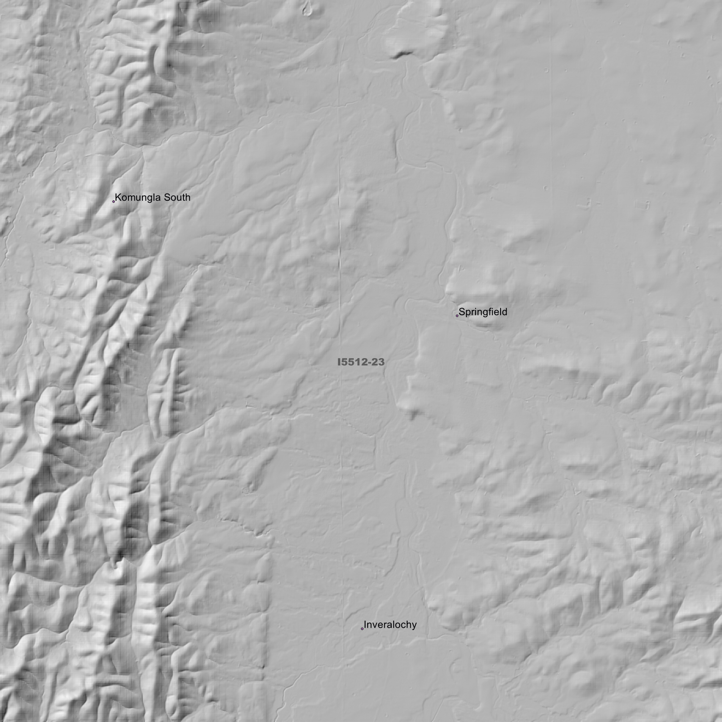 Goulburn 1m & 5m Digital Elevation Models (I5512-23)