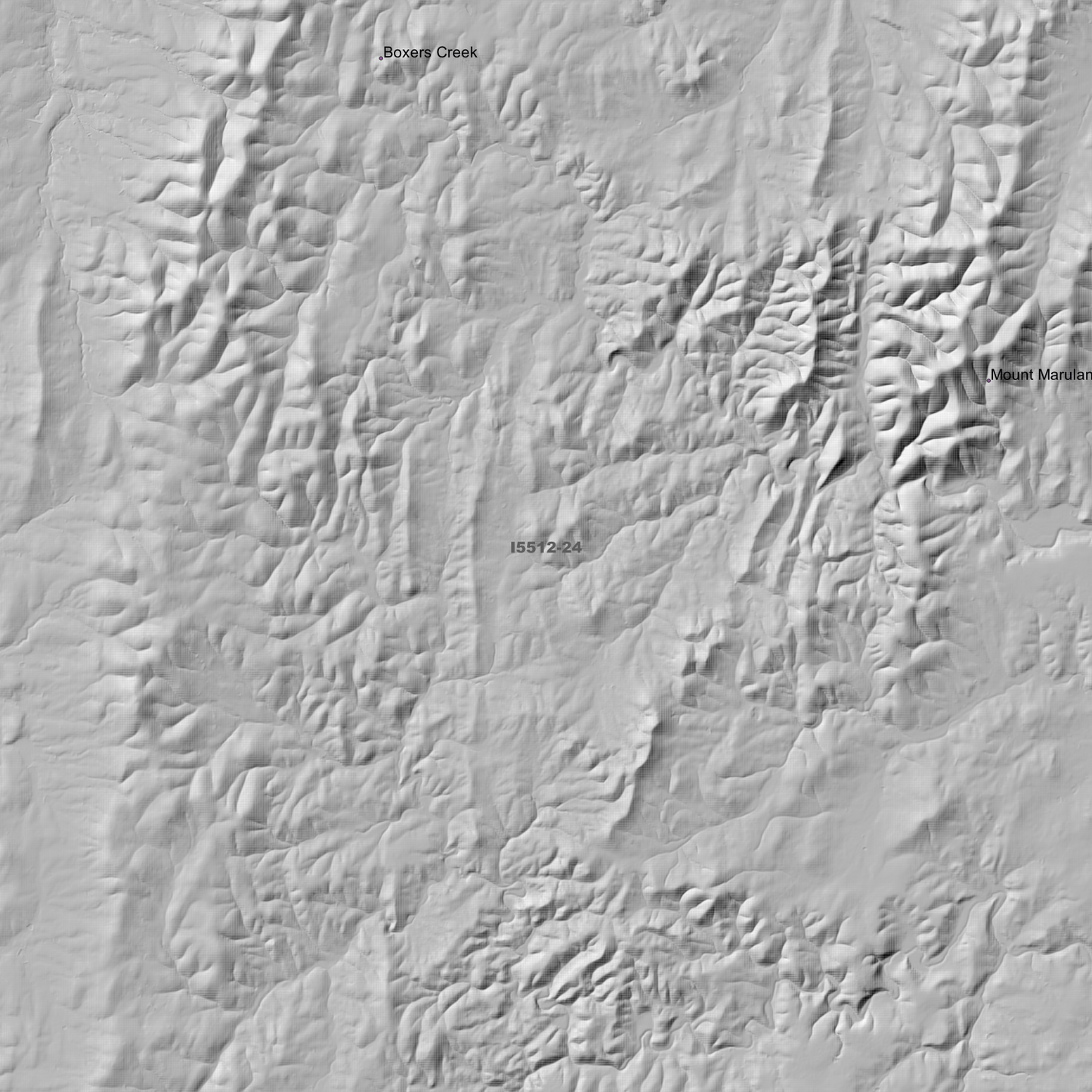 Bungonia 1m, 2m & 5m Digital Elevation Models (I5512-24)