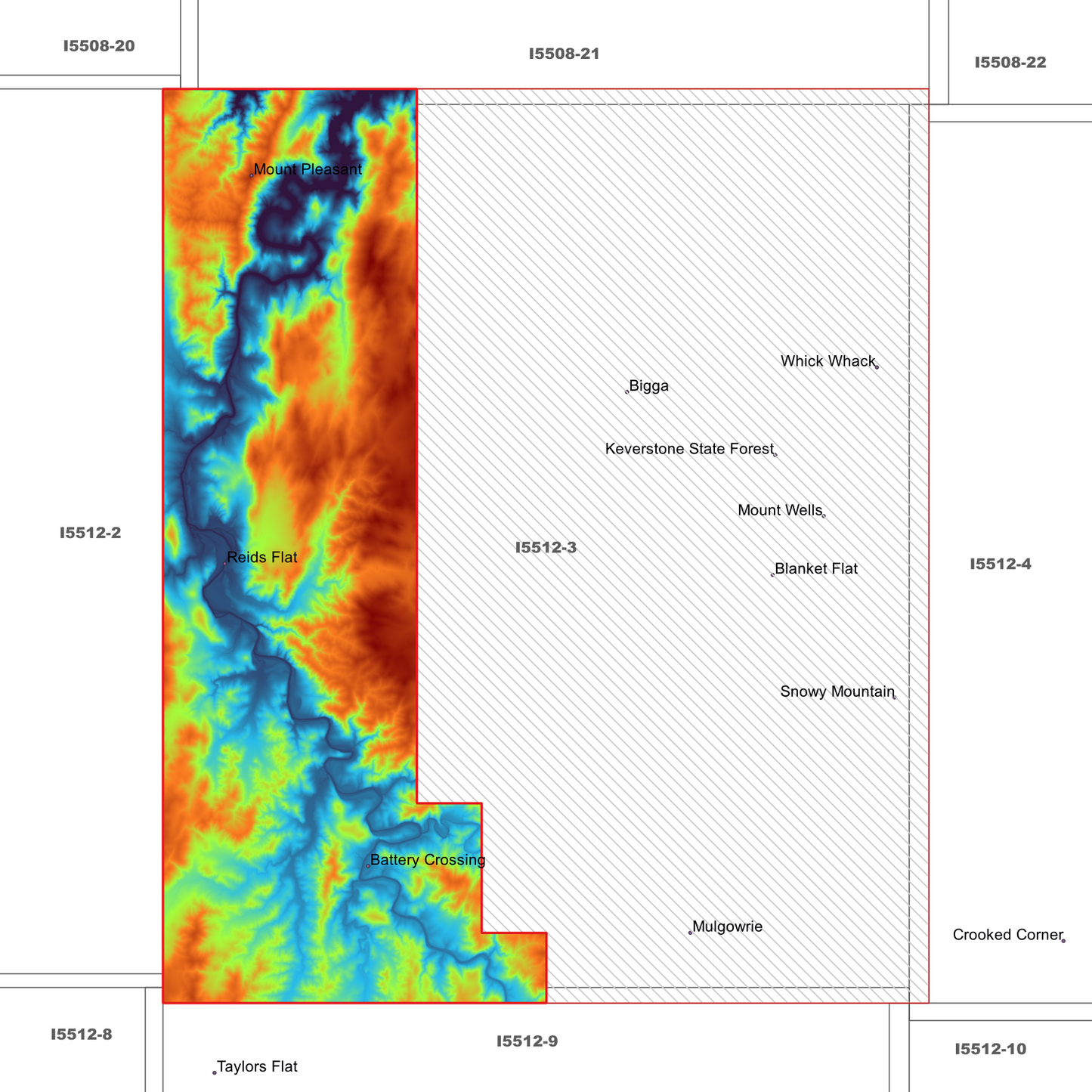 Bigga 1m & 5m Digital Elevation Models (I5512-3)