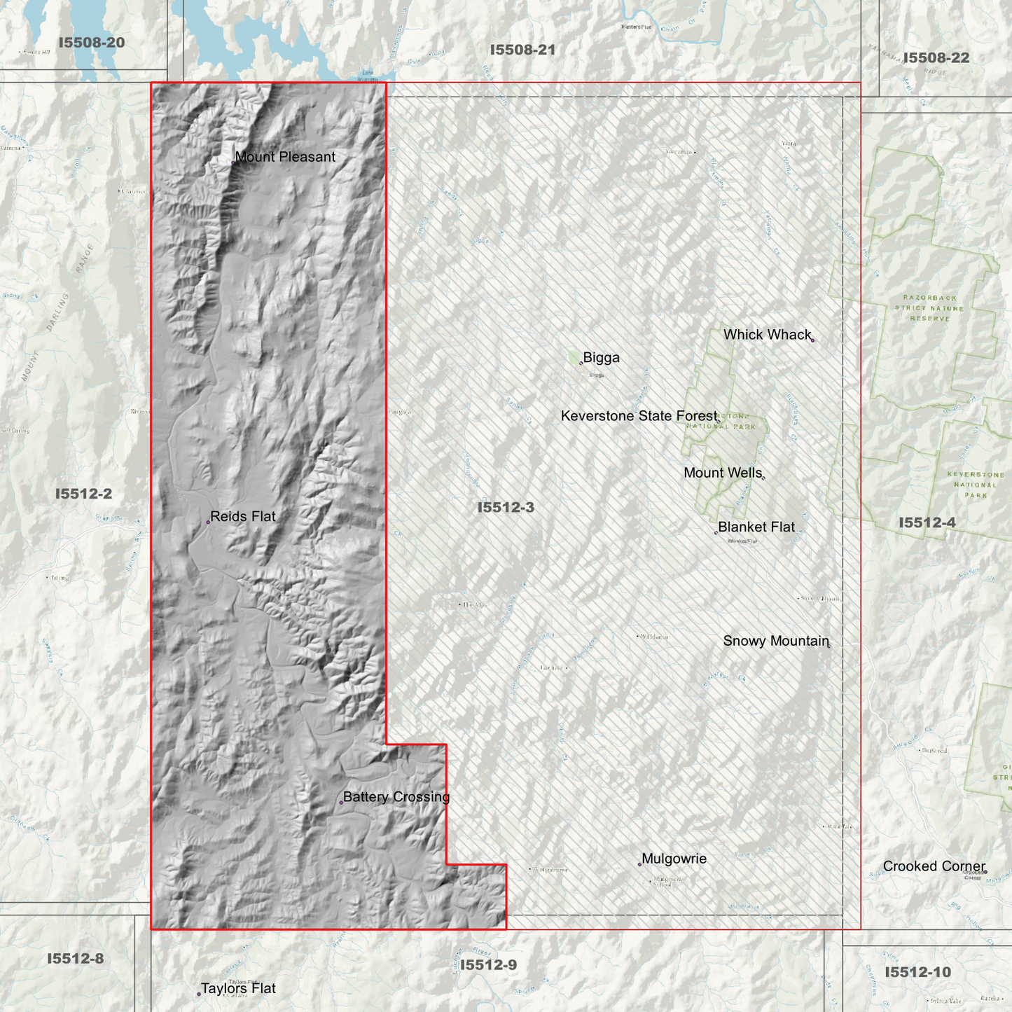 Bigga 1m & 5m Digital Elevation Models (I5512-3)