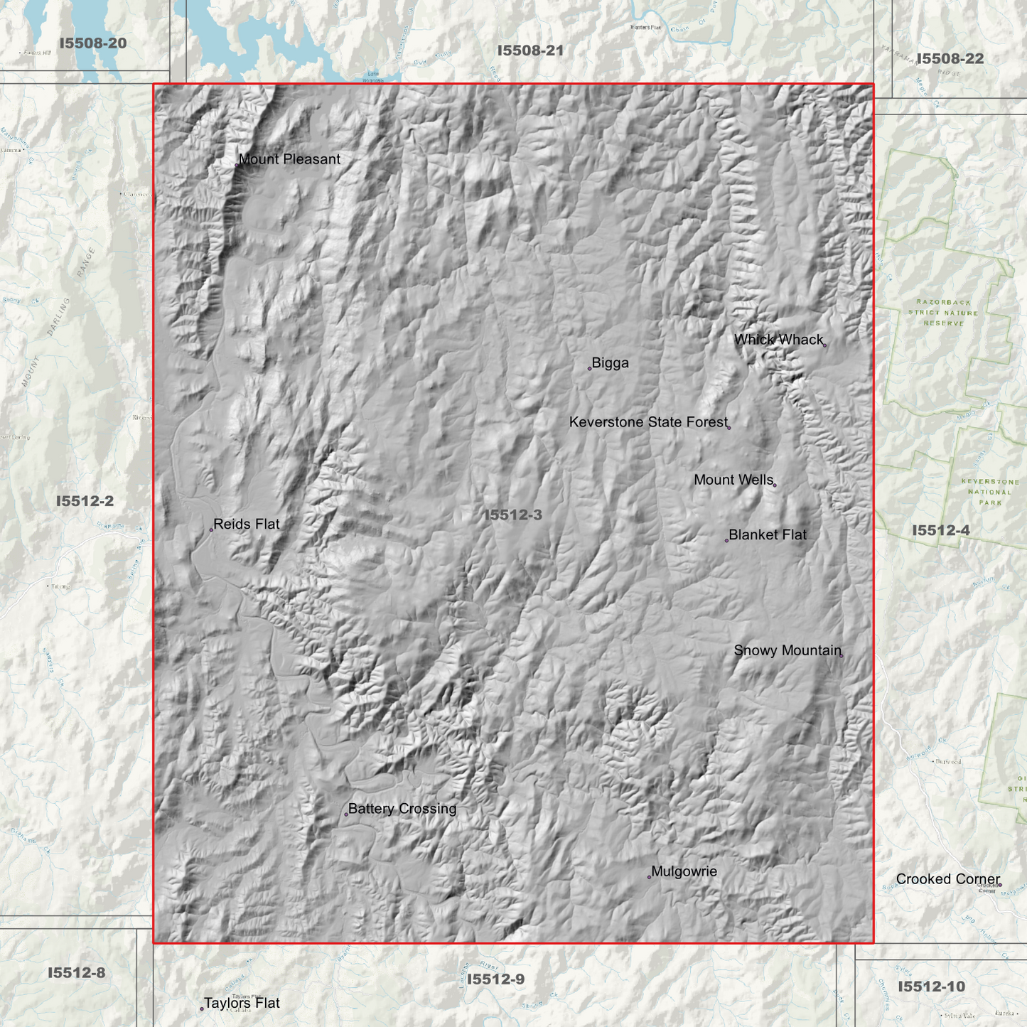 Bigga 1m & 5m Digital Elevation Models (I5512-3)