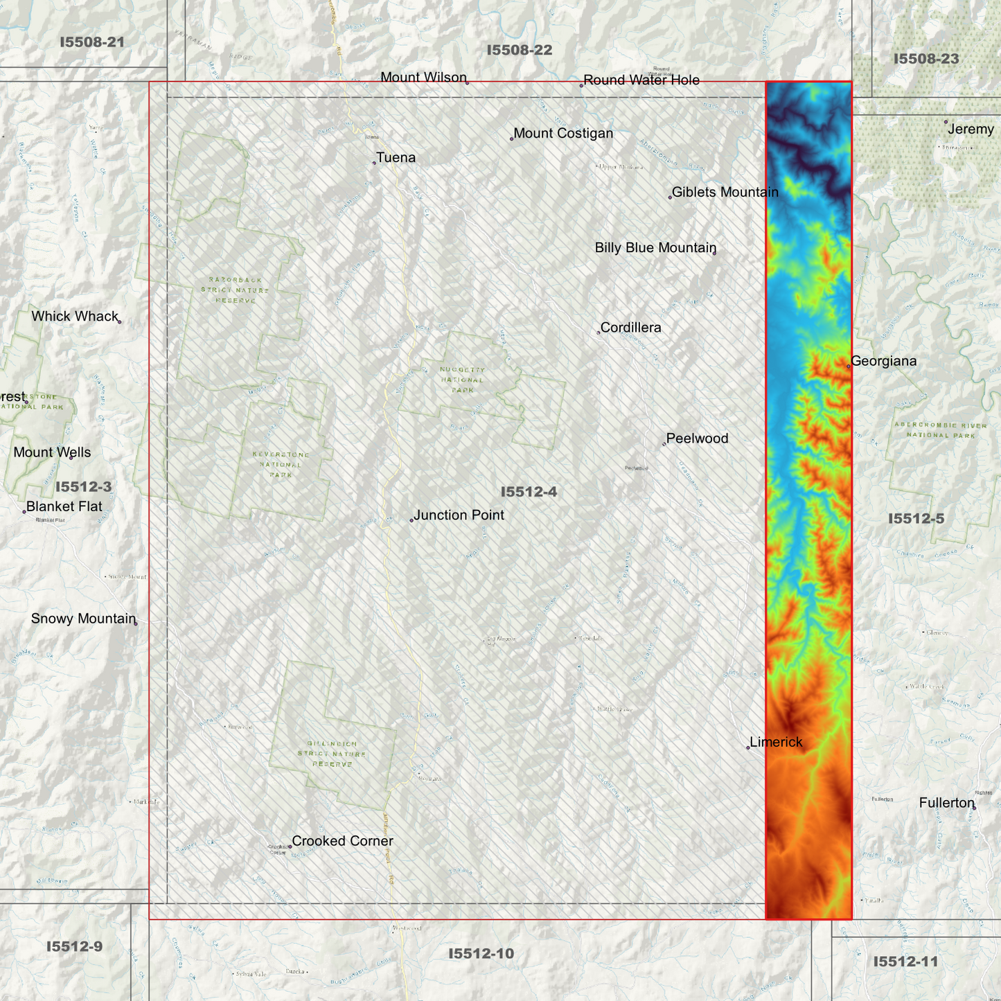 Tuena 2m & 5m Digital Elevation Models (I5512-4)