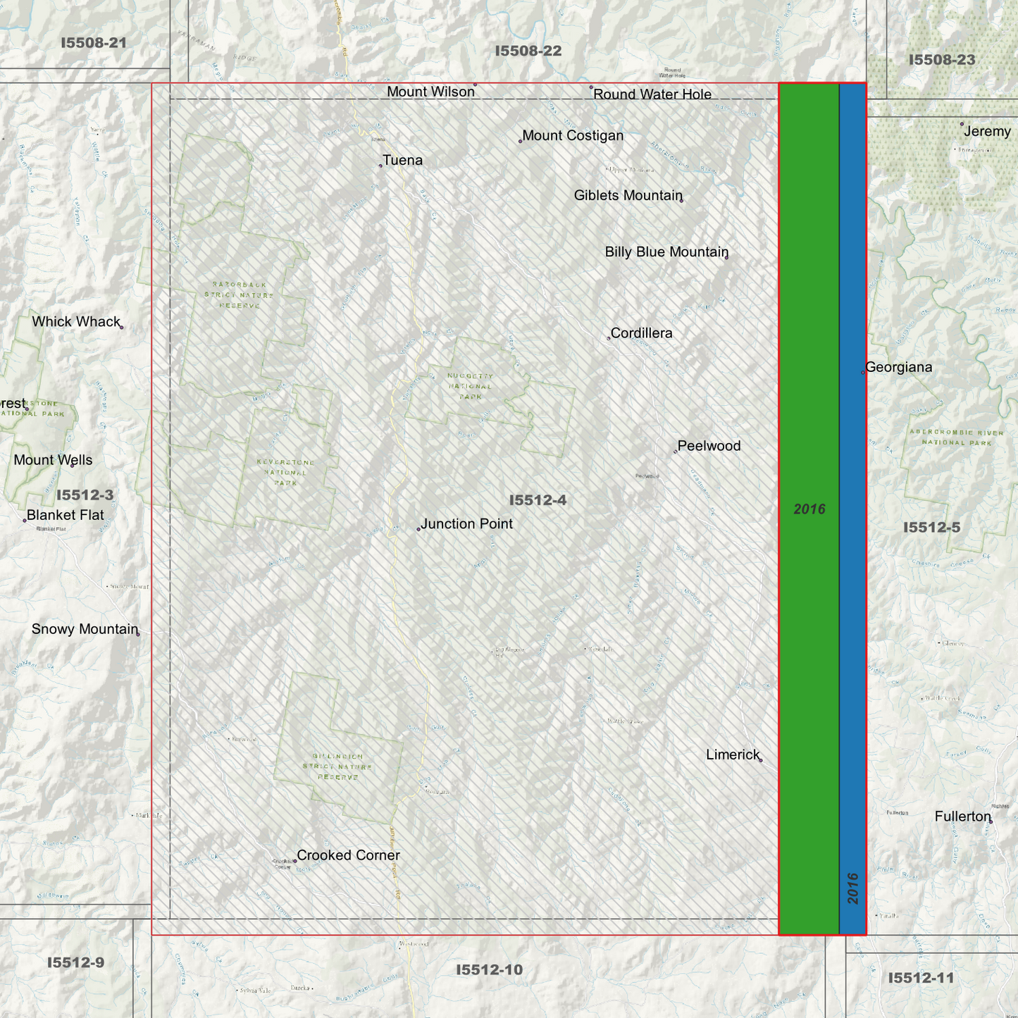 Tuena 2m & 5m Digital Elevation Models (I5512-4)