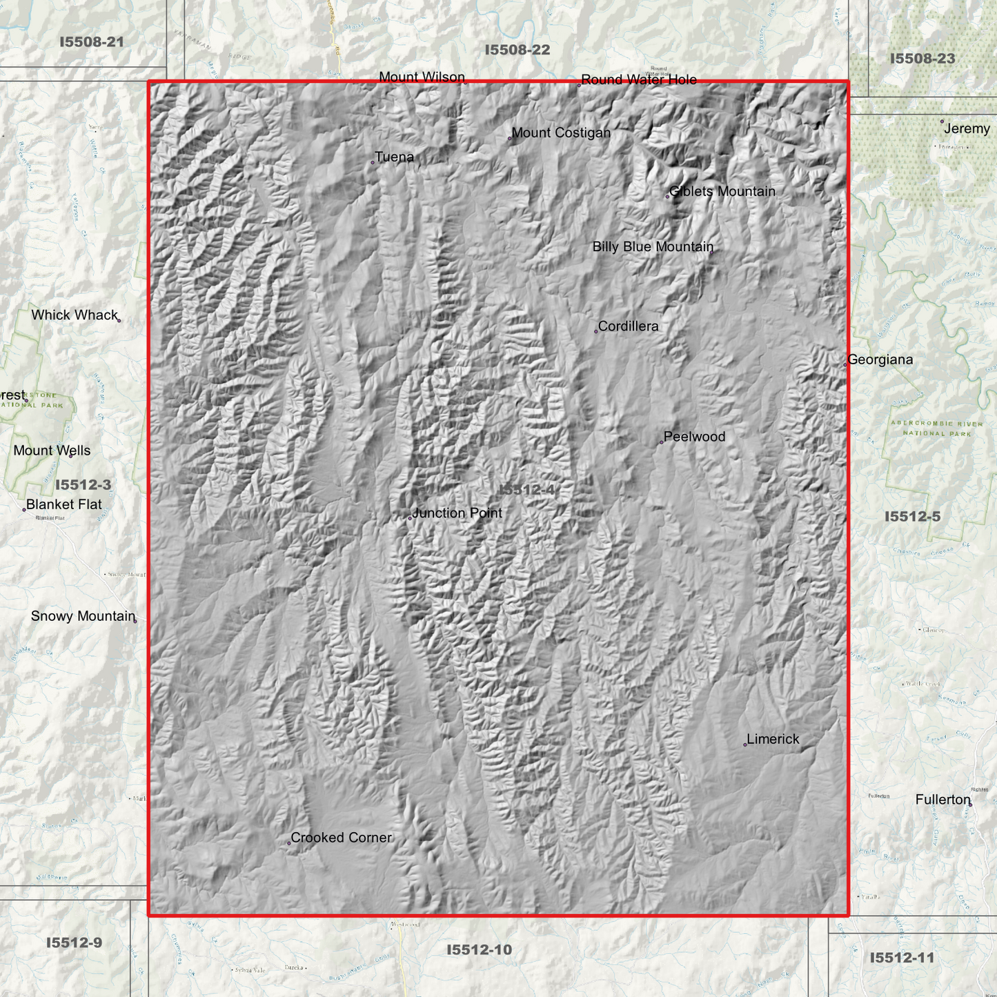 Tuena 2m & 5m Digital Elevation Models (I5512-4)