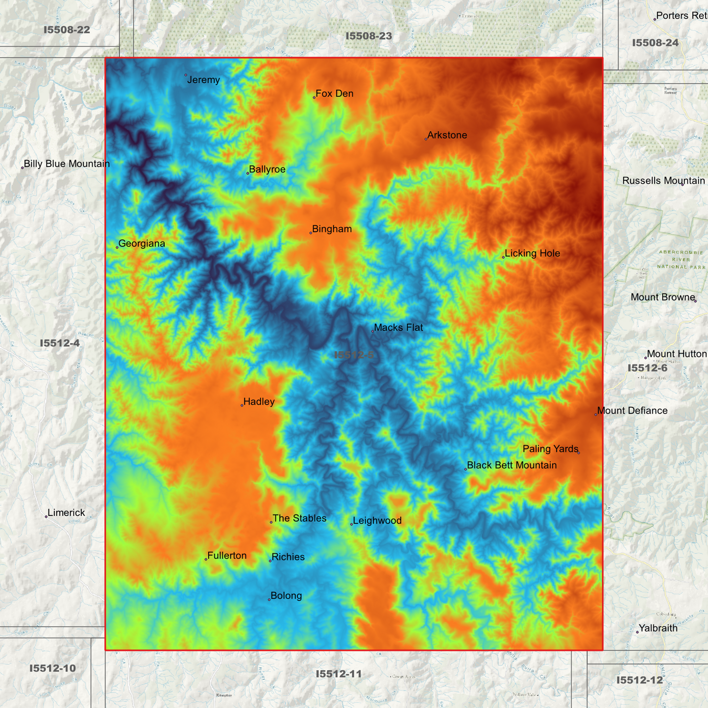 Hadley 2m Digital Elevation Models (I5512-5)