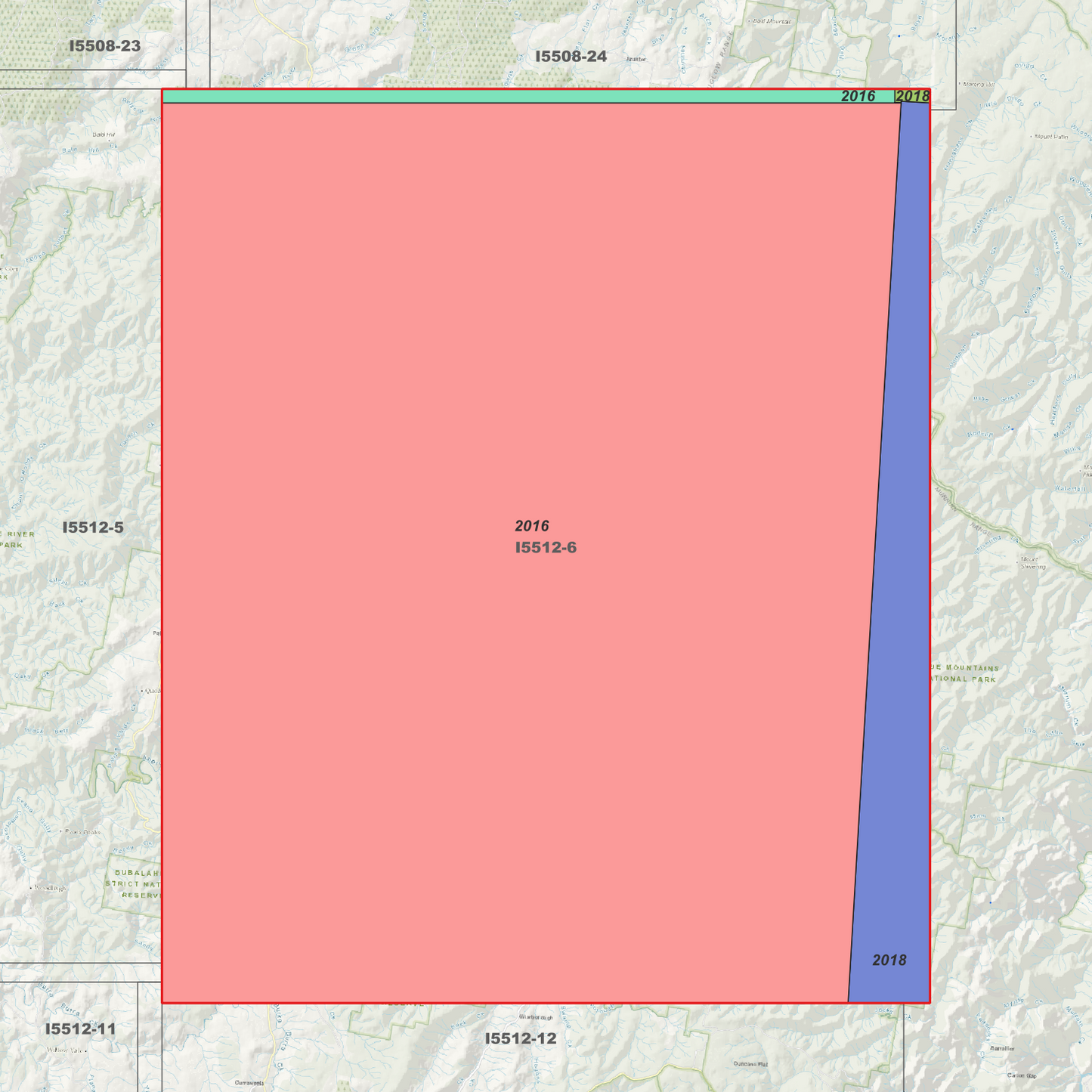 Jerrong 2m Digital Elevation Models (I5512-6)