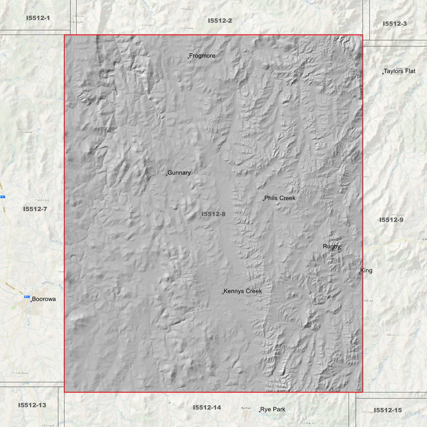 Rugby 1m Digital Elevation Models (I5512-8)