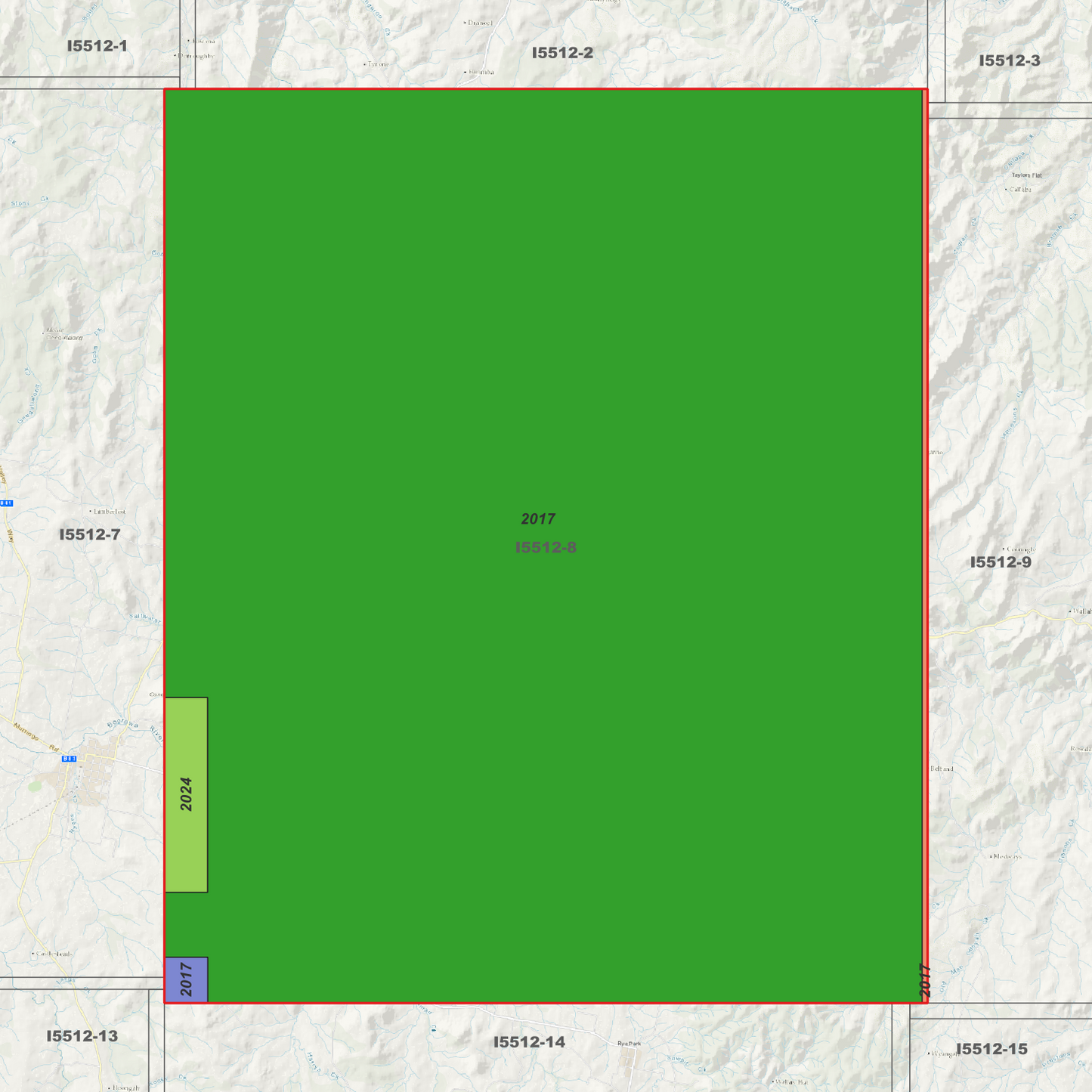 Rugby 1m Digital Elevation Models (I5512-8)