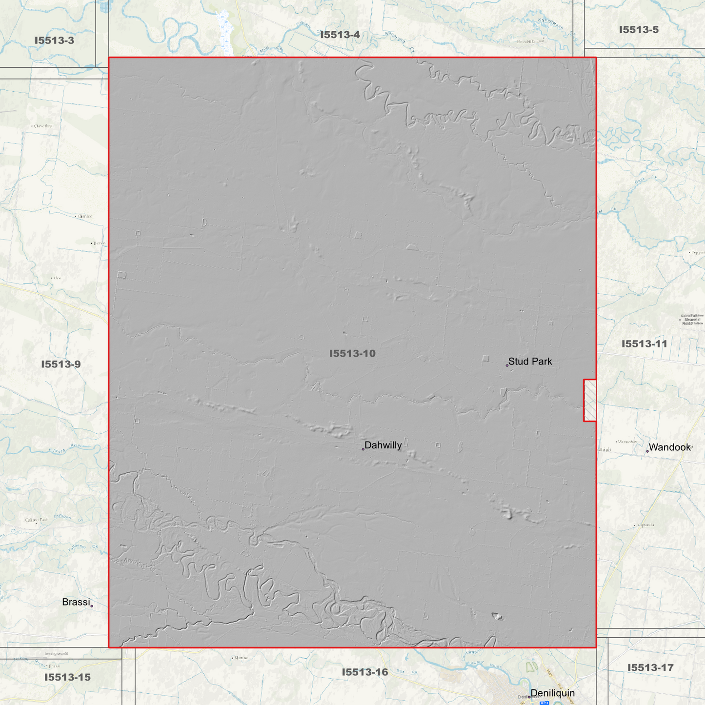 Dahwilly 1m & 2m Digital Elevation Models (I5513-10)