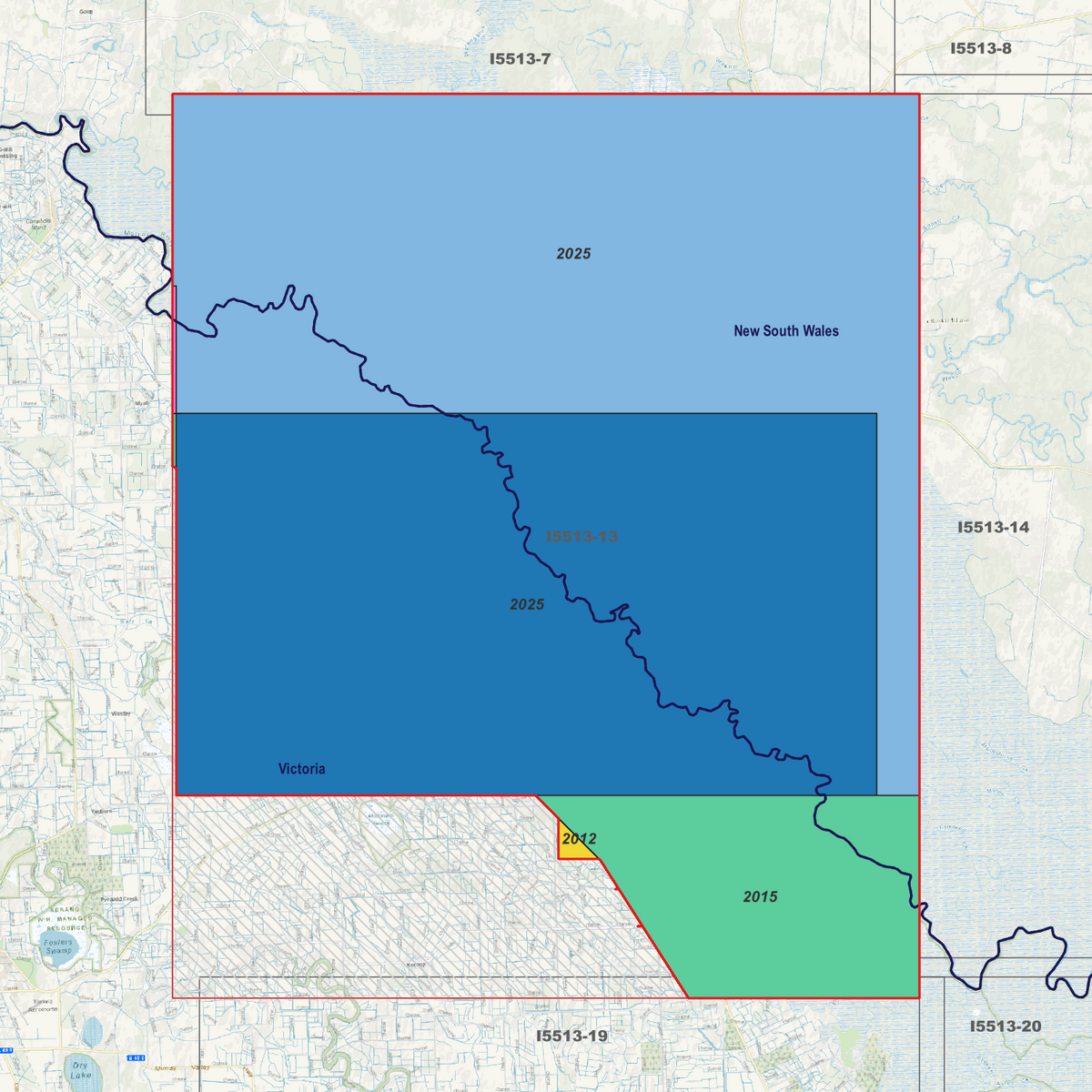 Barham 1m Digital Elevation Models (I5513-13)
