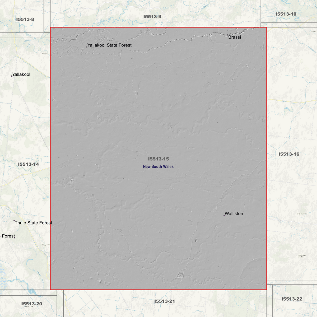 Caldwell 1m Digital Elevation Models (I5513-15)