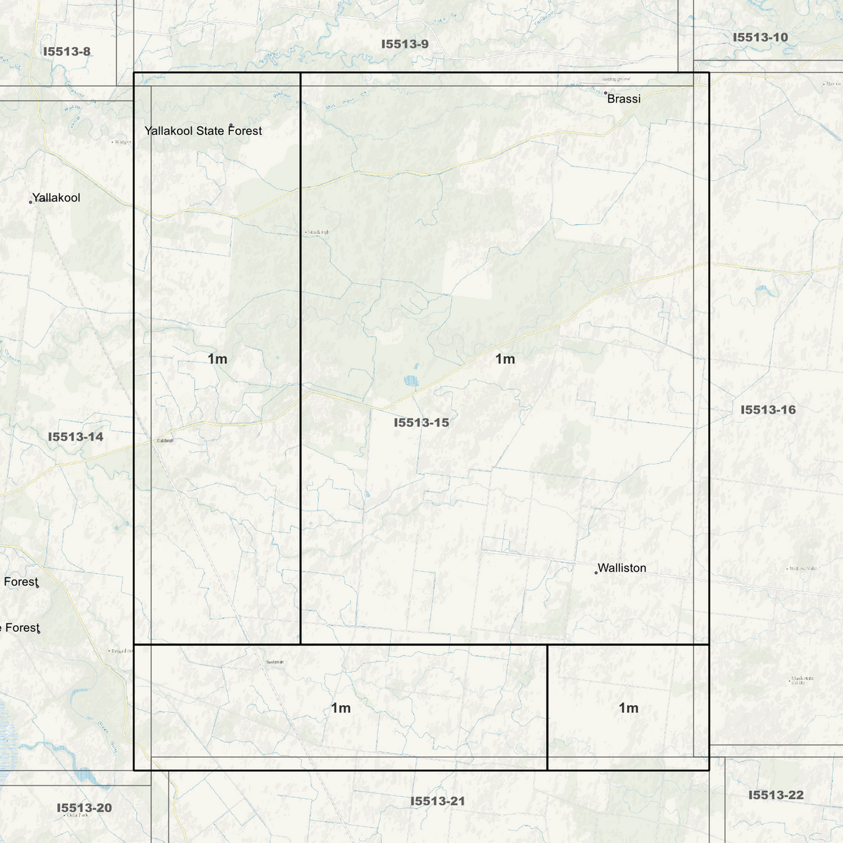 Caldwell 1m Digital Elevation Models (I5513-15)