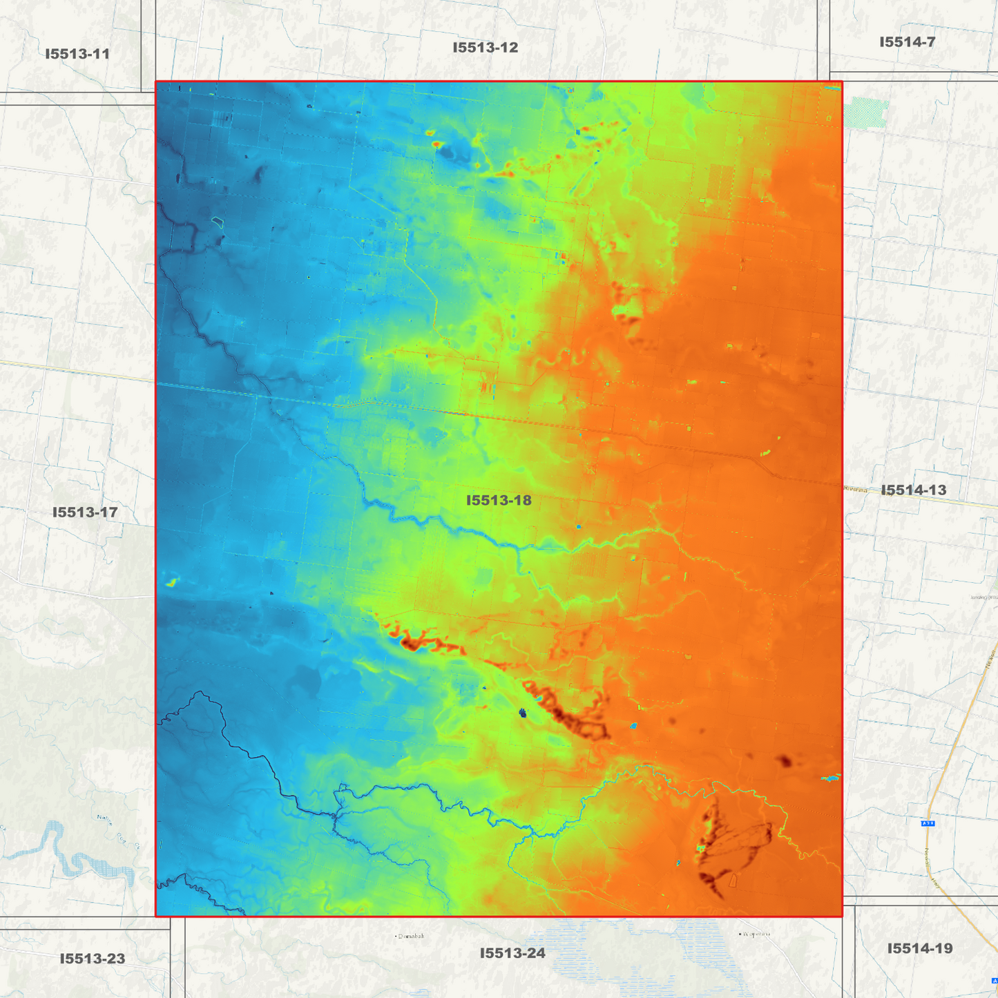 Blighty 1m Digital Elevation Models (I5513-18)