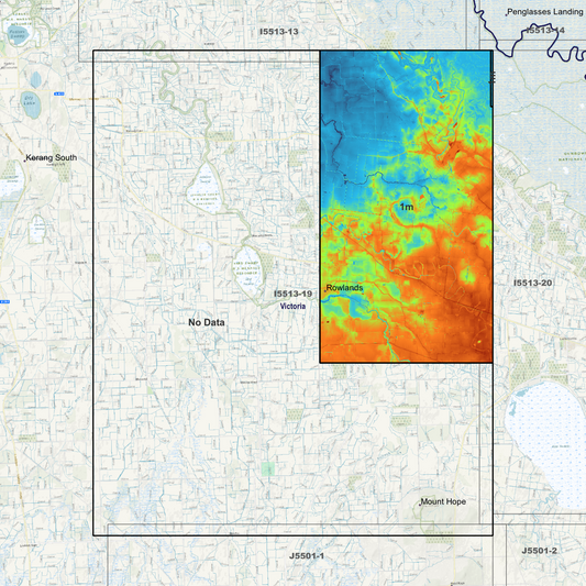 Cohuna 1m Digital Elevation Models (I5513-19)