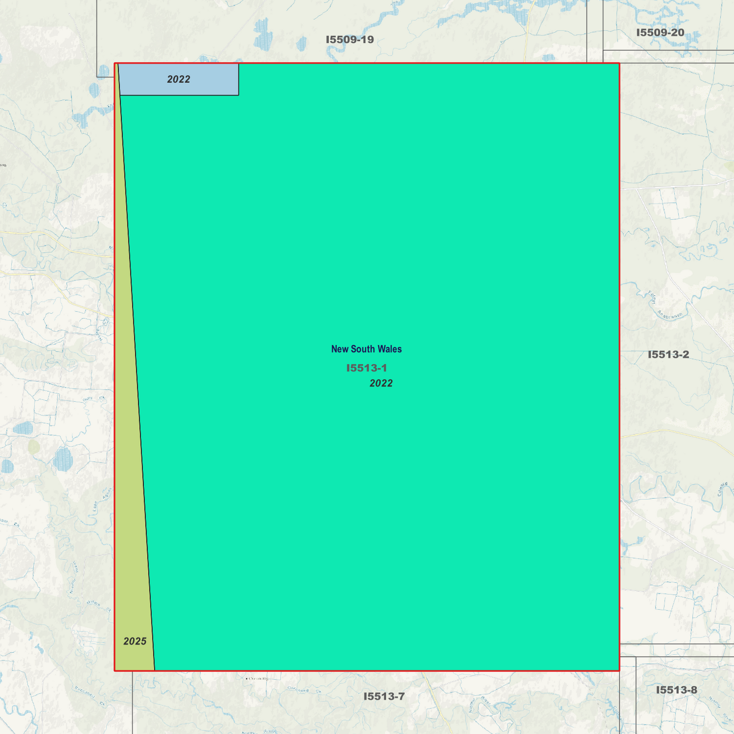 Moulamein 1m Digital Elevation Models (I5513-1)