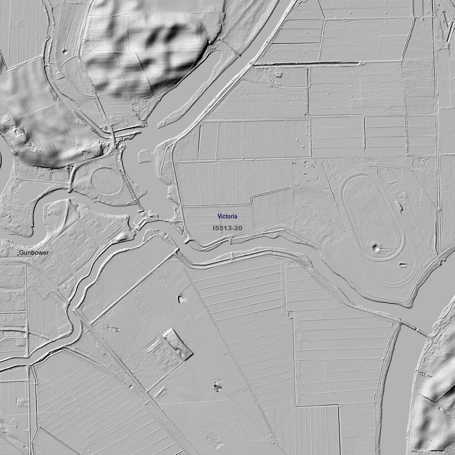 Gunbower 1m & 2m Digital Elevation Models (I5513-20)