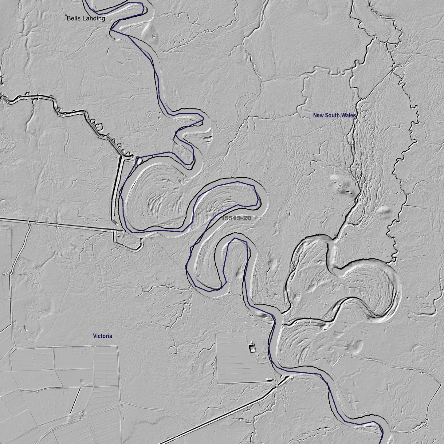 Gunbower 1m & 2m Digital Elevation Models (I5513-20)