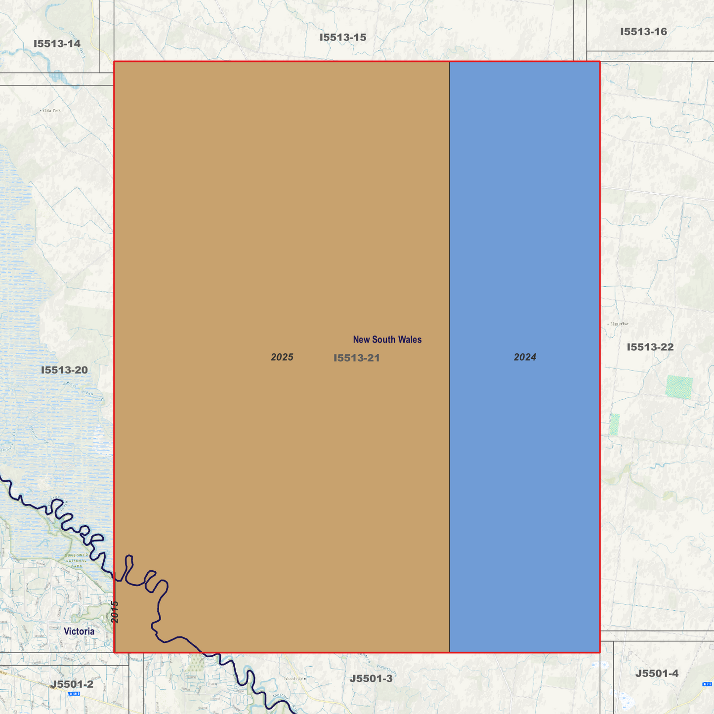 Womboota 1m Digital Elevation Models (I5513-21)