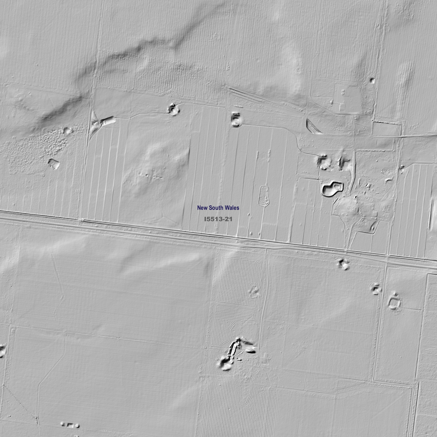 Womboota 1m Digital Elevation Models (I5513-21)