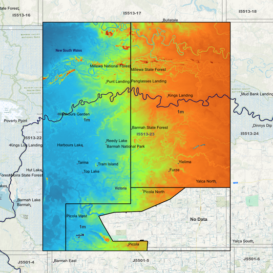 Picola 1m Digital Elevation Models (I5513-23)