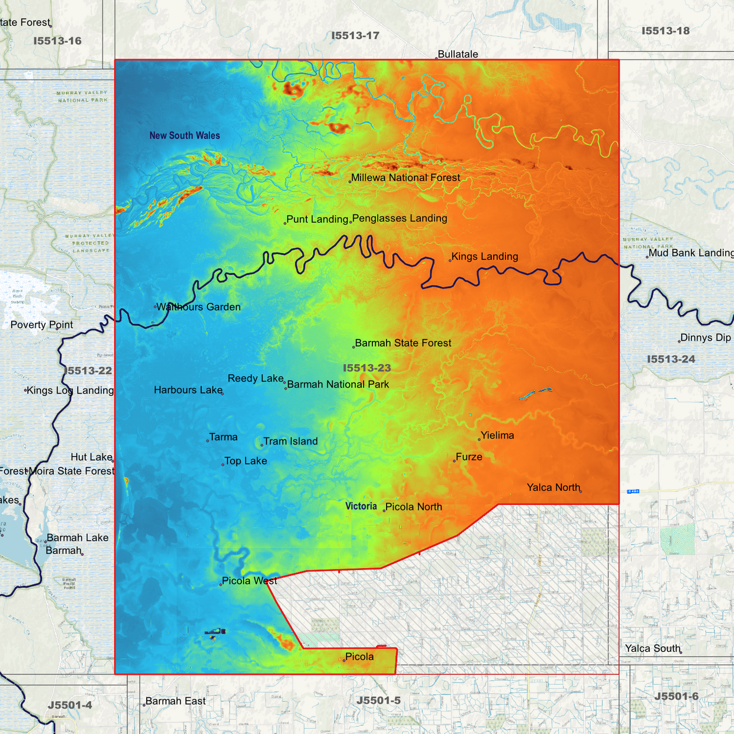 Picola 1m Digital Elevation Models (I5513-23)