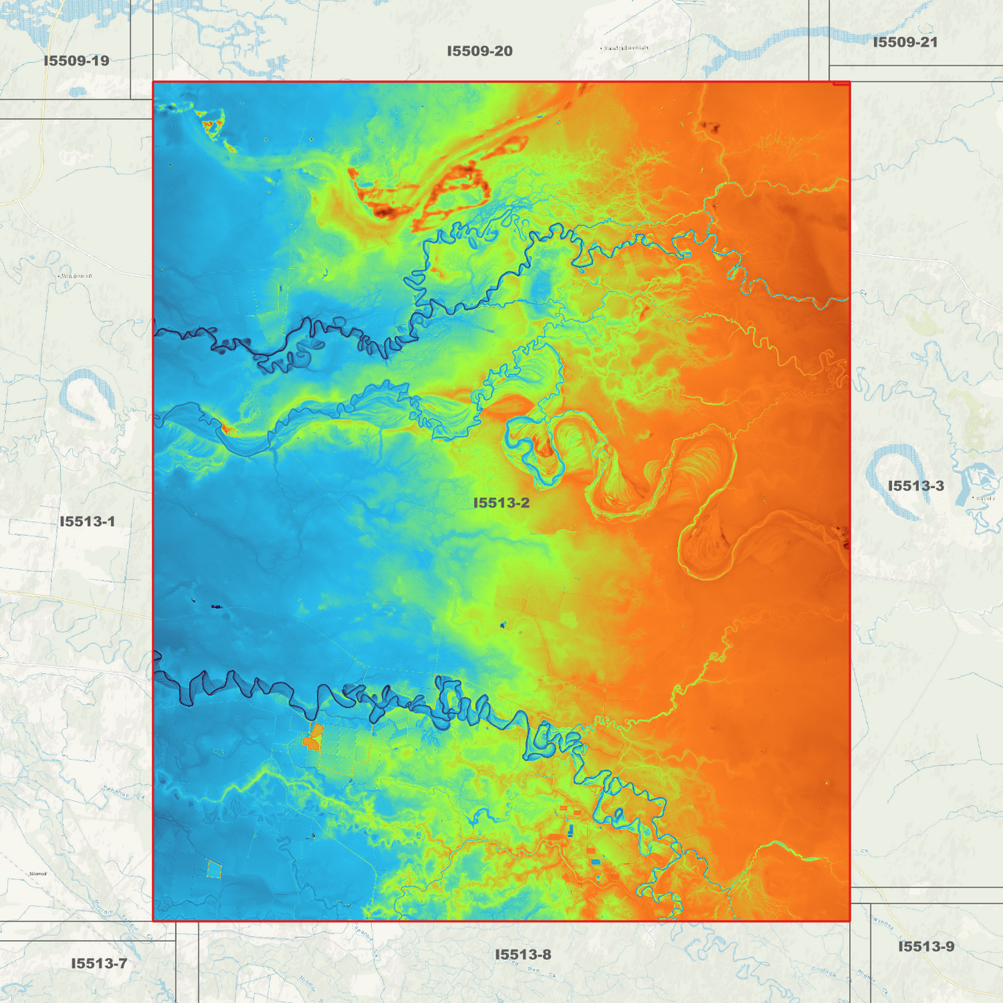 Bundy 1m Digital Elevation Models (I5513-2)