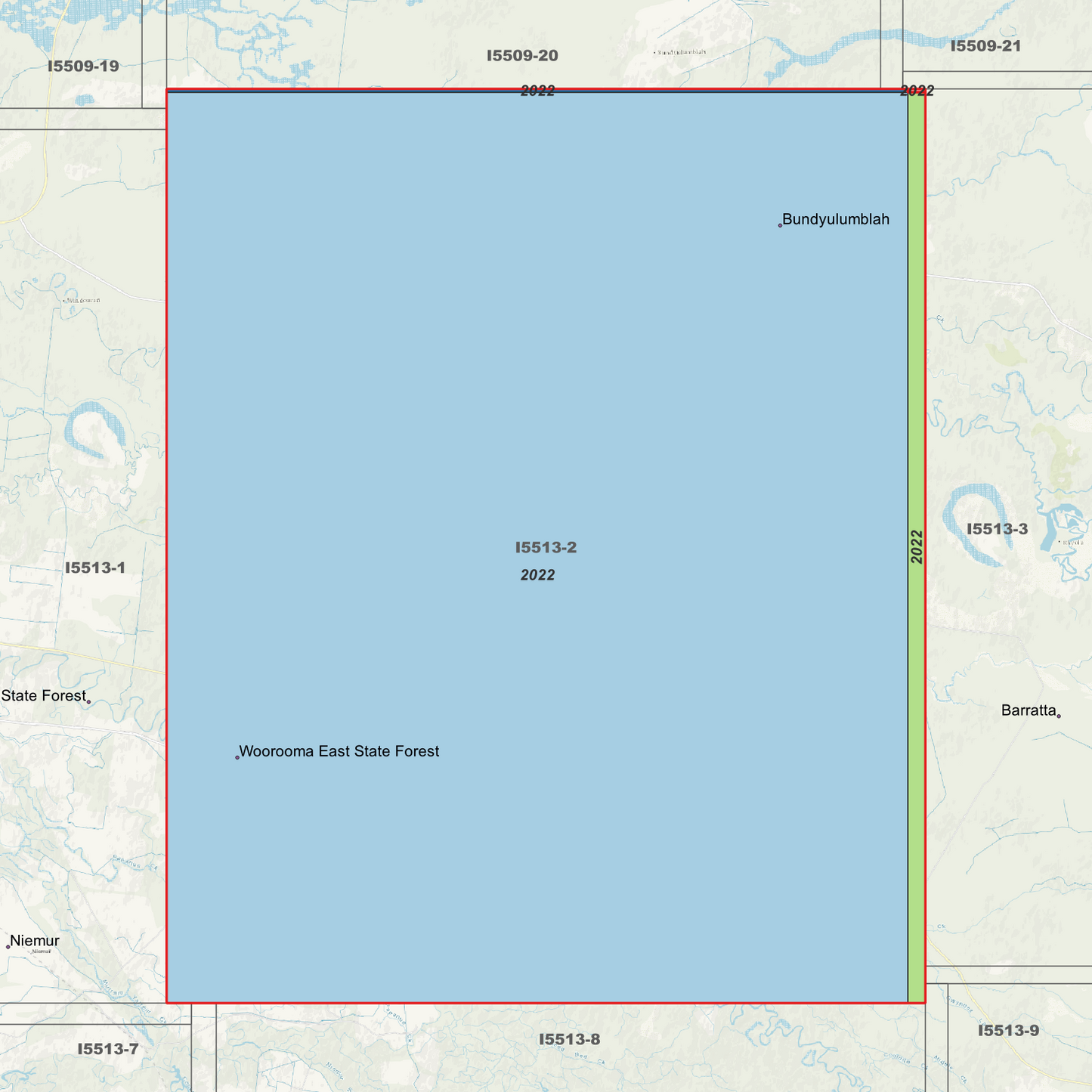 Bundy 1m Digital Elevation Models (I5513-2)