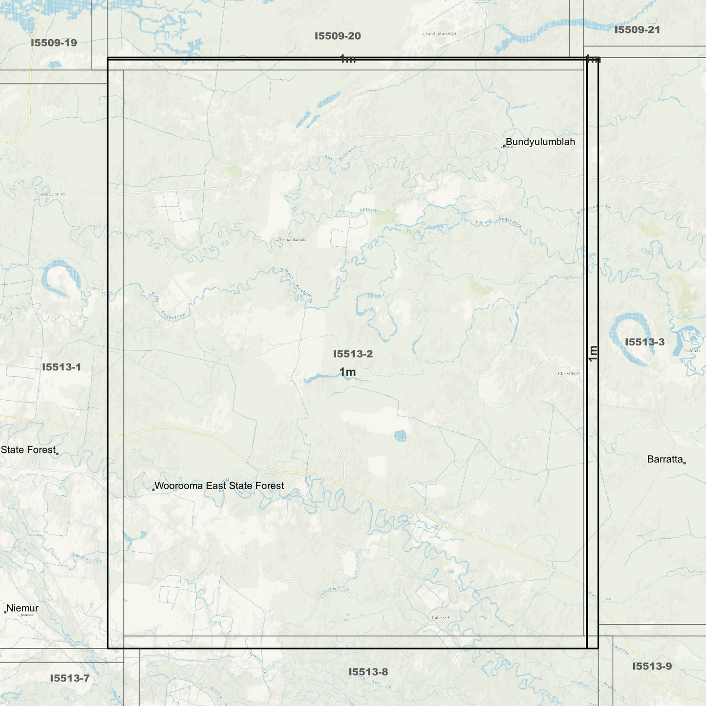 Bundy 1m Digital Elevation Models (I5513-2)