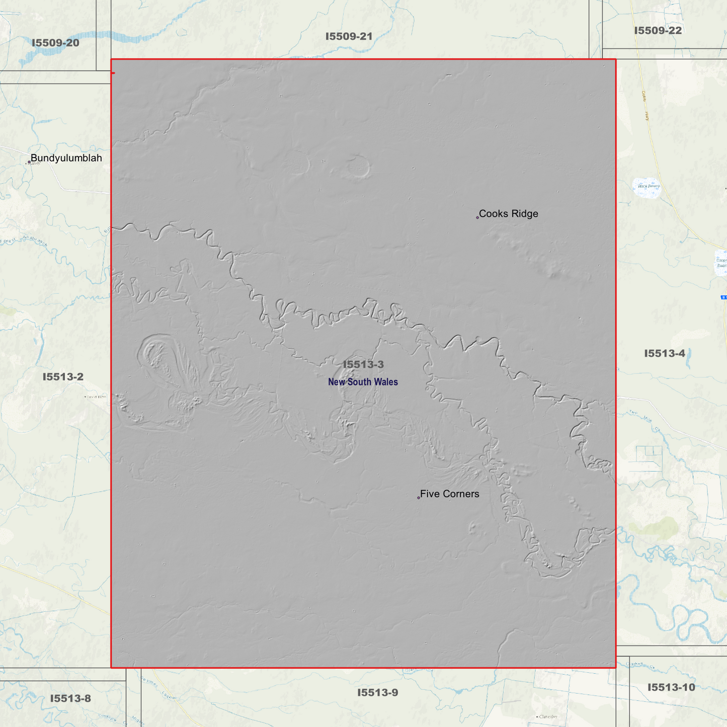 Five Corners 1m Digital Elevation Models (I5513-3)