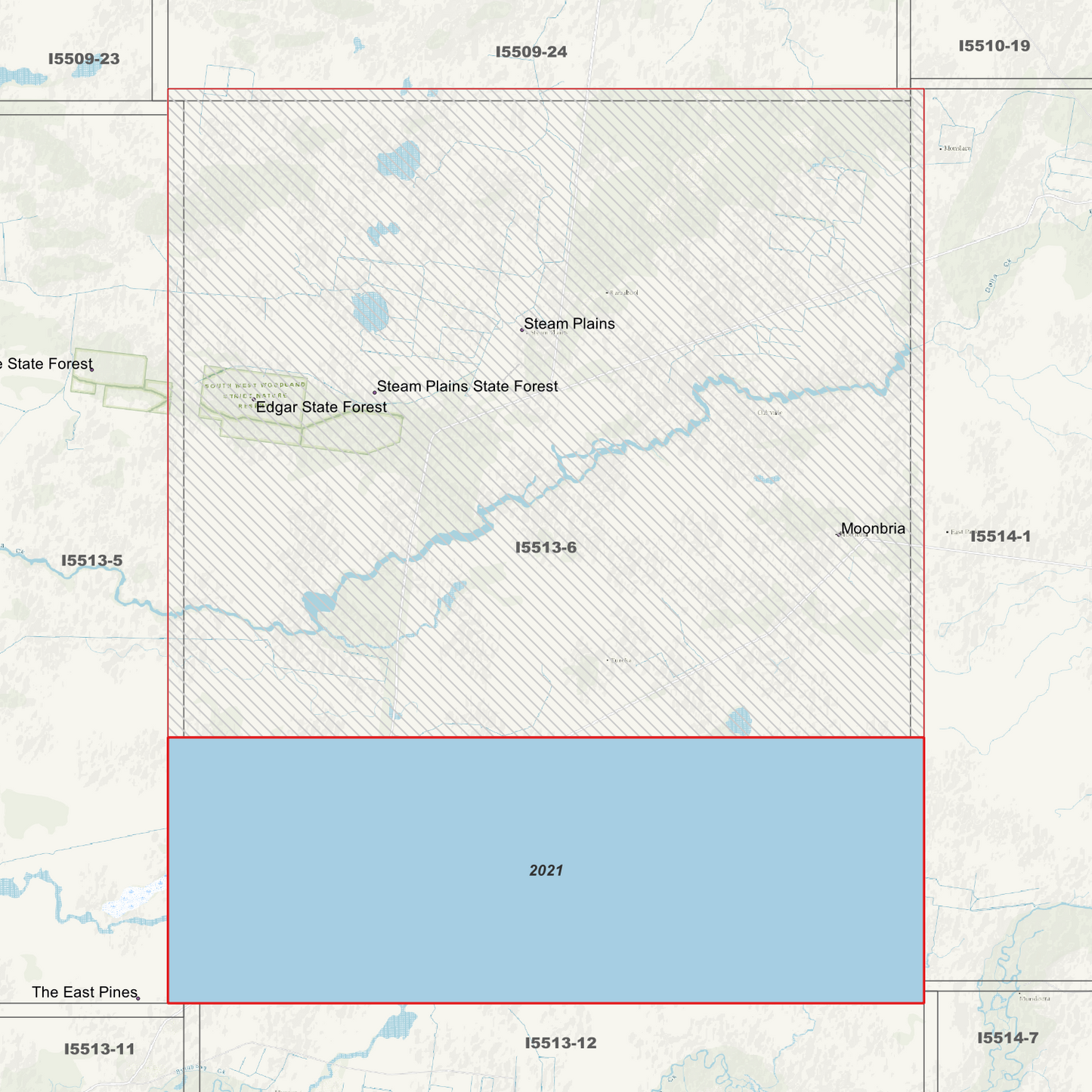 Steam Plains 1m & 5m Digital Elevation Models (I5513-6)
