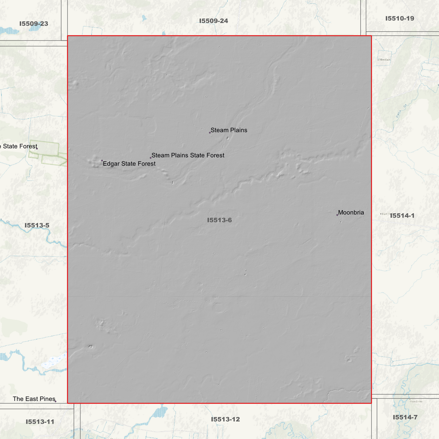 Steam Plains 1m & 5m Digital Elevation Models (I5513-6)