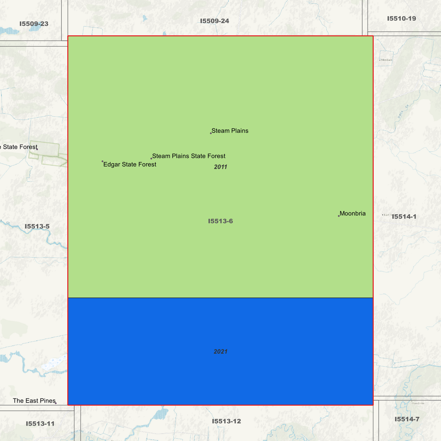 Steam Plains 1m & 5m Digital Elevation Models (I5513-6)