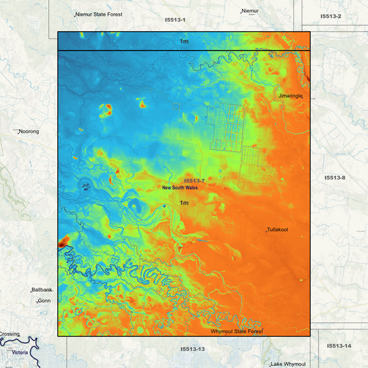 Tullakool 1m Digital Elevation Models (I5513-7)
