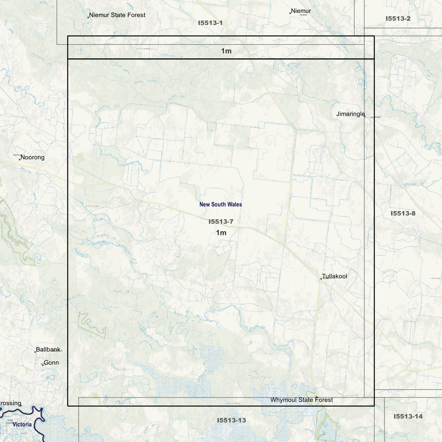 Tullakool 1m Digital Elevation Models (I5513-7)