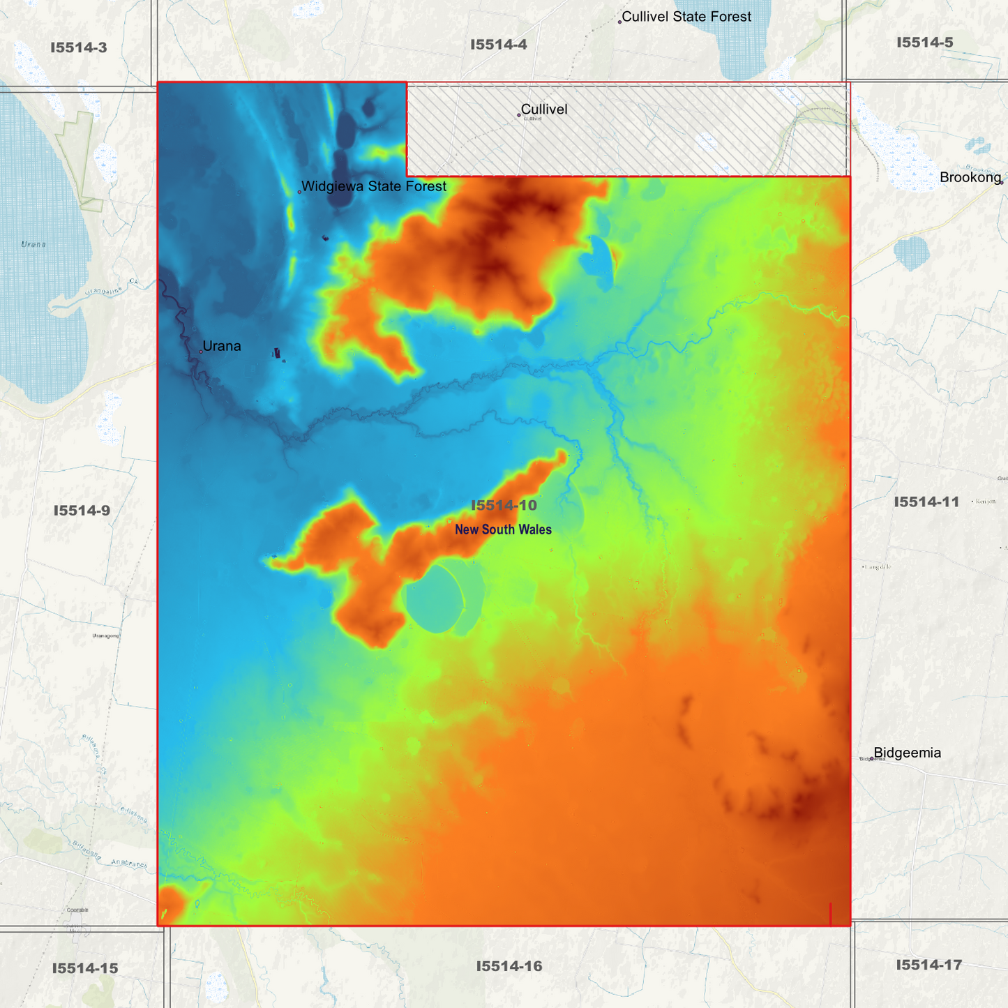 Urana 1m & 5m Digital Elevation Models (I5514-10)
