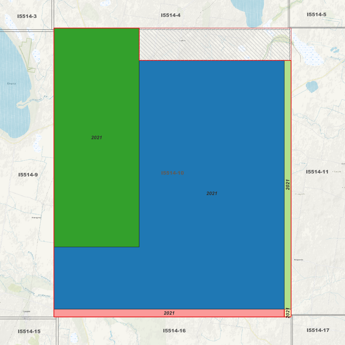Urana 1m & 5m Digital Elevation Models (I5514-10)