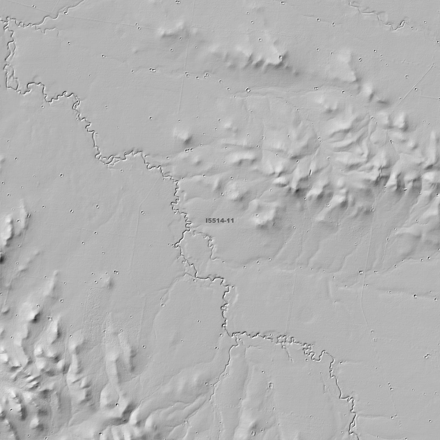Urangeline 1m & 5m Digital Elevation Models (I5514-11)