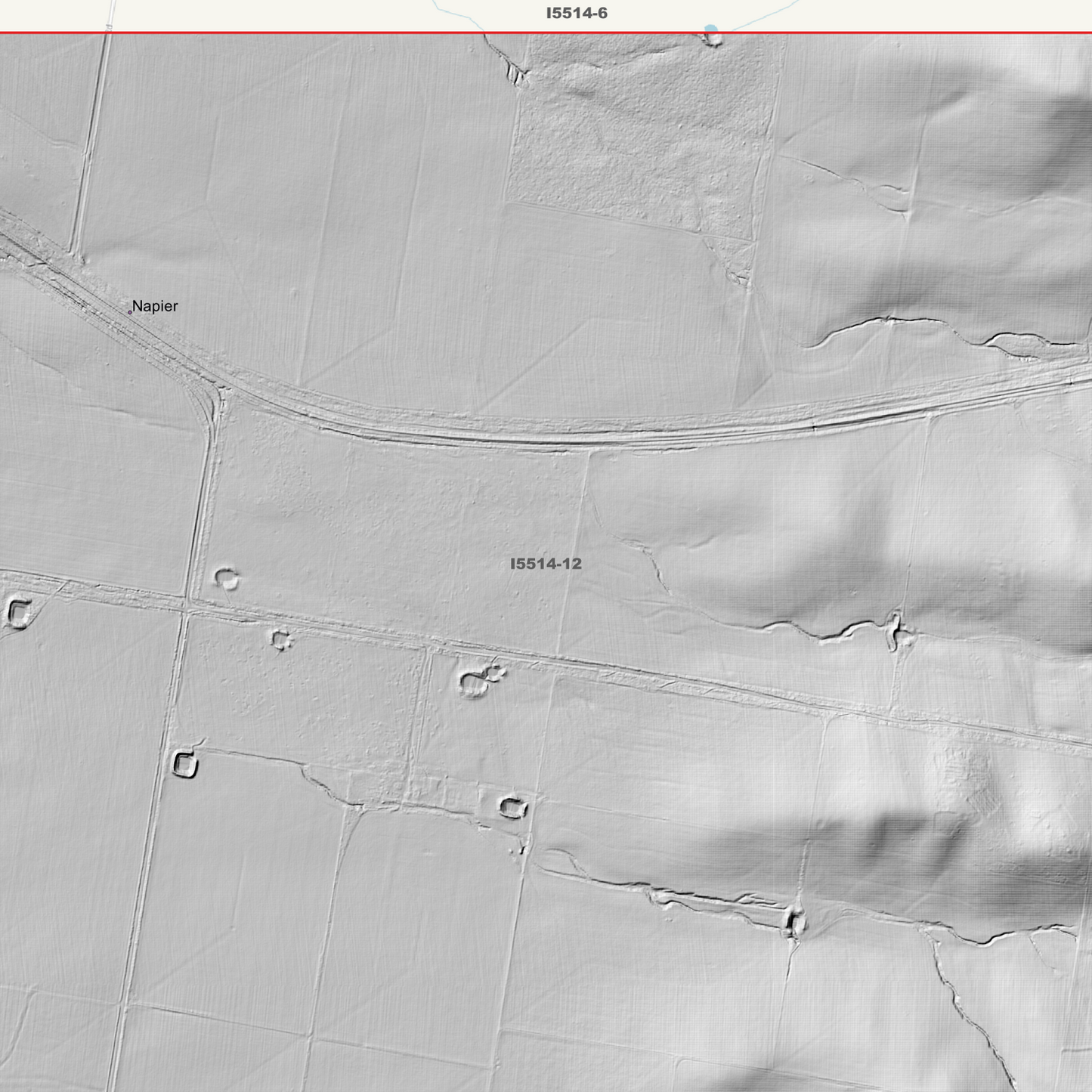 Wrathwall 1m & 5m Digital Elevation Models (I5514-12)