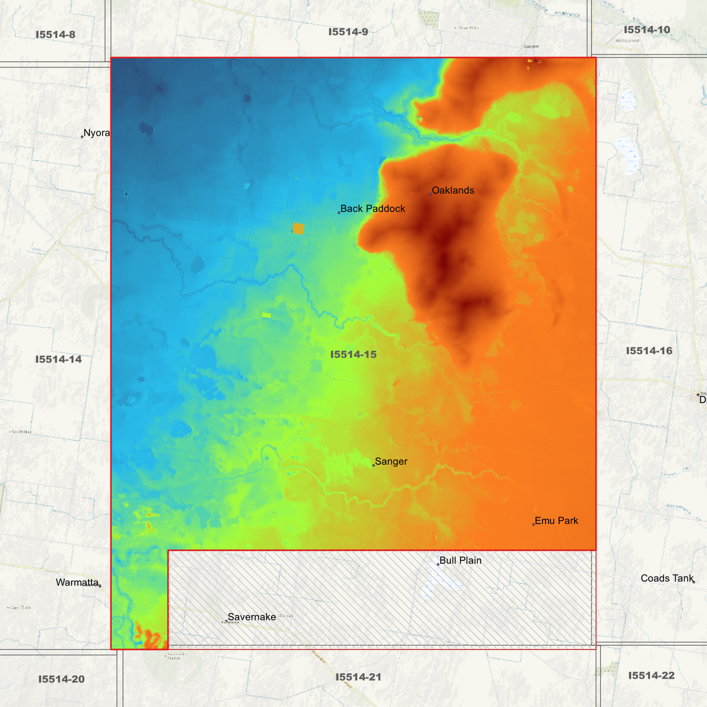 Sanger 1m & 5m Digital Elevation Models (I5514-15)