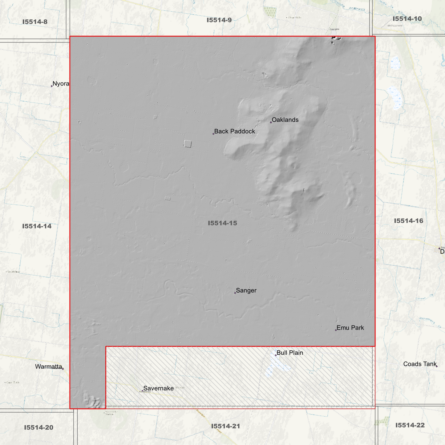 Sanger 1m & 5m Digital Elevation Models (I5514-15)