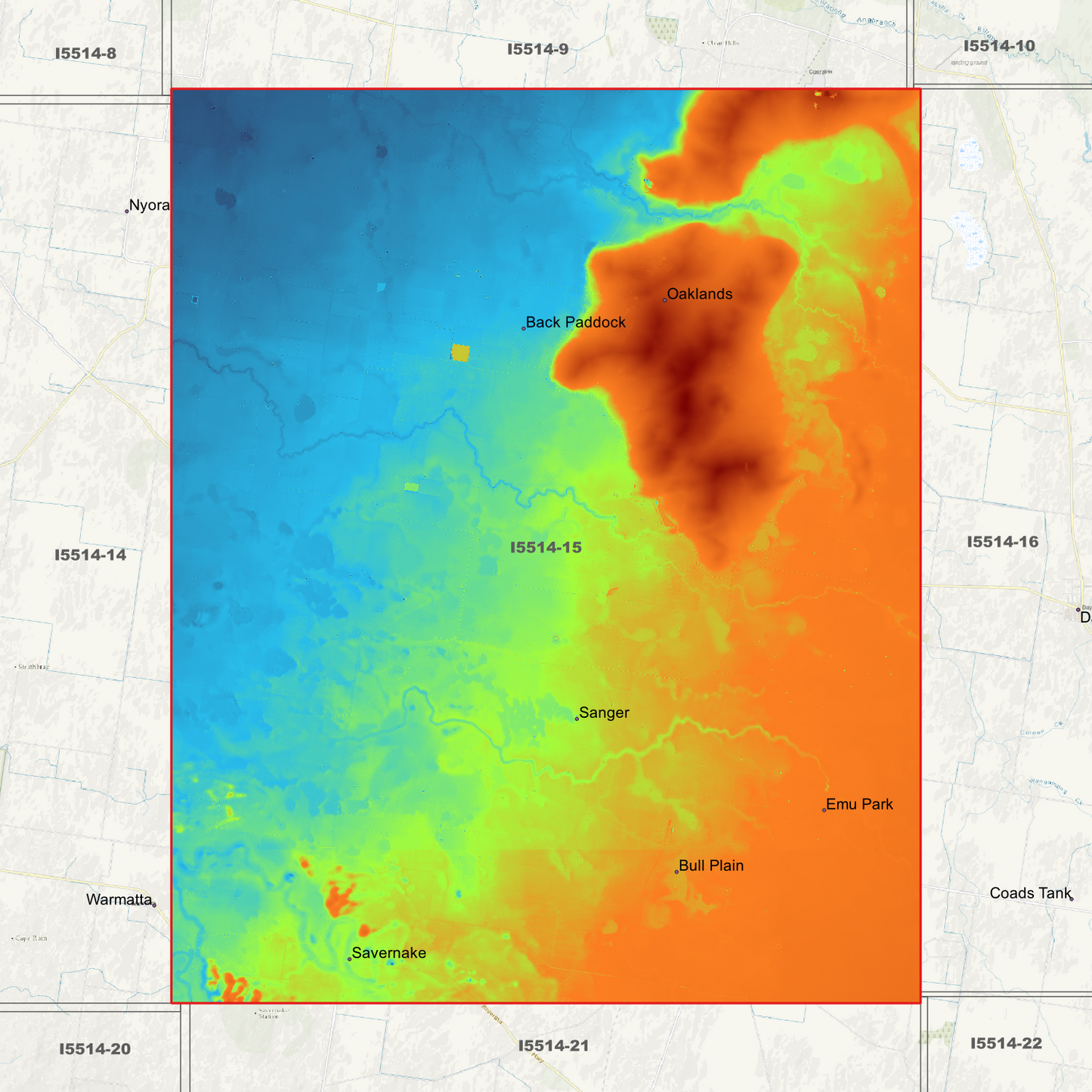 Sanger 1m & 5m Digital Elevation Models (I5514-15)