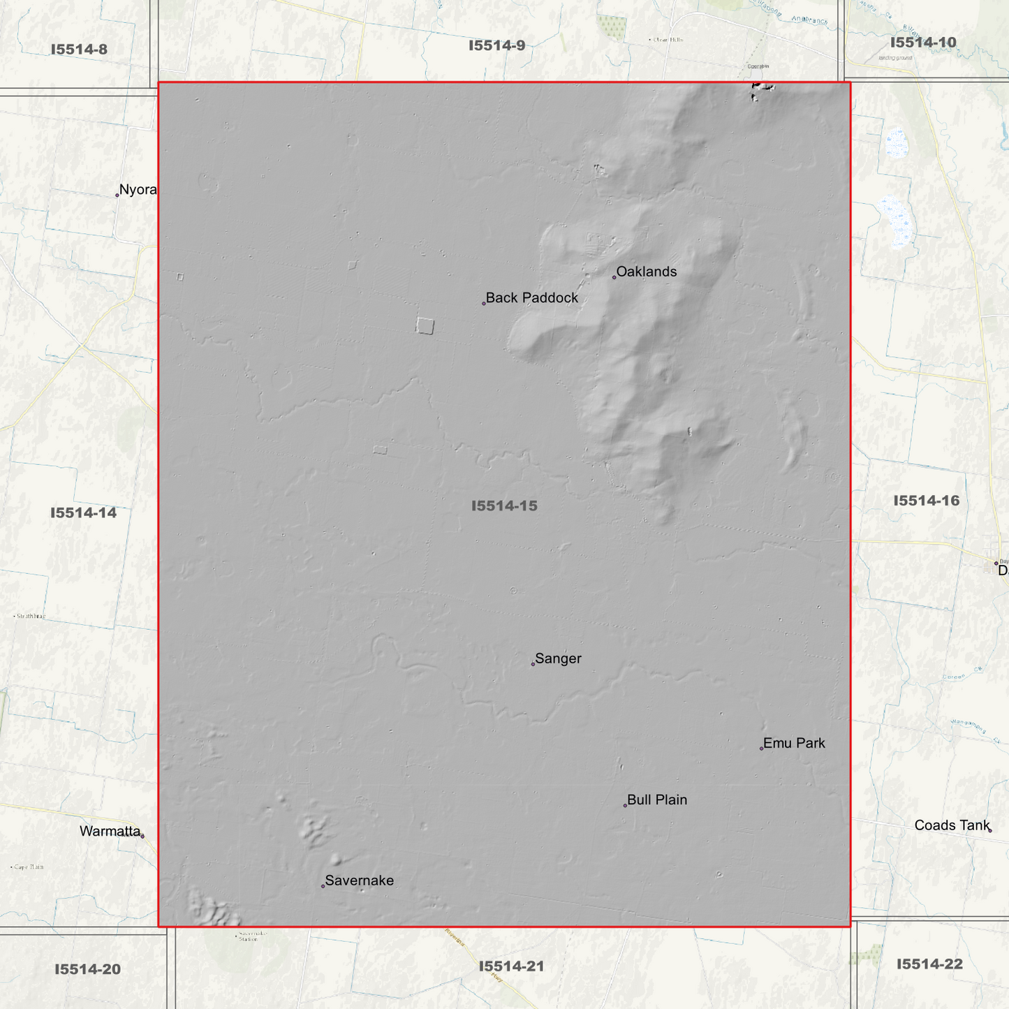 Sanger 1m & 5m Digital Elevation Models (I5514-15)