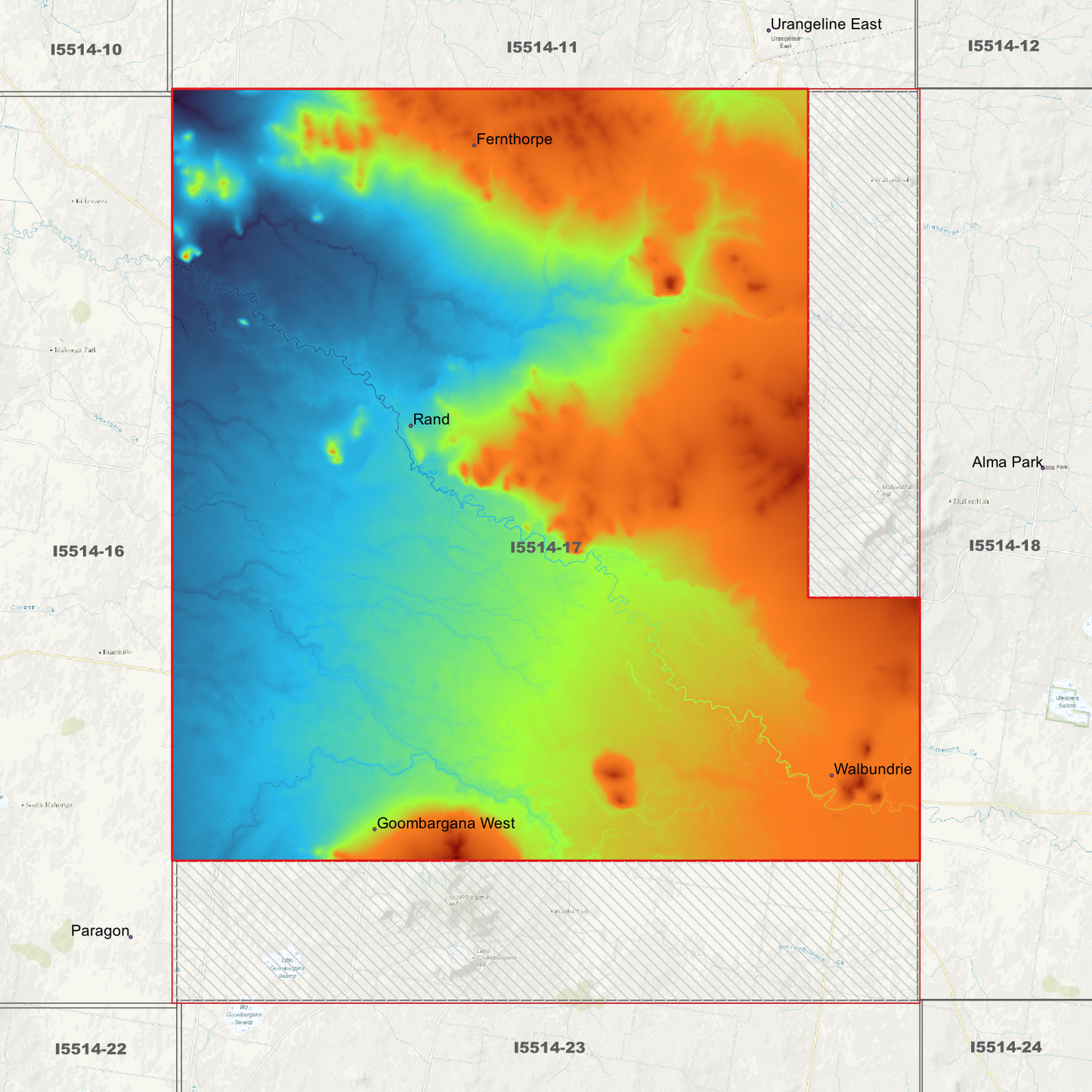Rand 1m & 5m Digital Elevation Models (I5514-17)