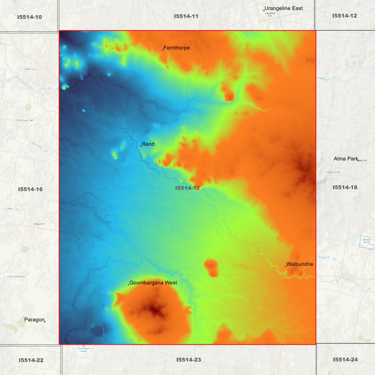Rand 1m & 5m Digital Elevation Models (I5514-17)