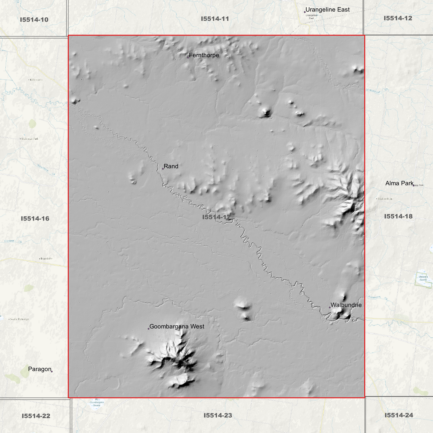 Rand 1m & 5m Digital Elevation Models (I5514-17)
